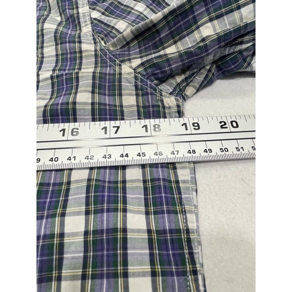 American Eagle AEO Size S Men's Plaid Button Down Shirt Vintage Fit Long Sleeve - Picture 6 of 8